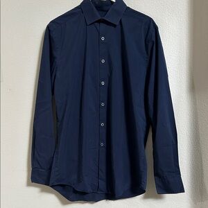 Van Heusen Navy Dress Shirt